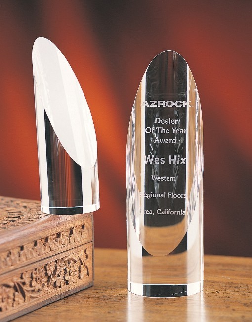 Designer Crystal Cylinder Award 1