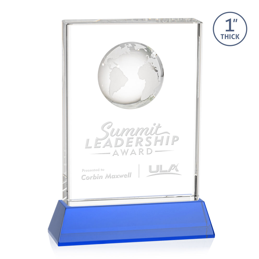 Ambassador Globe Award on Base - Sky Blue 8