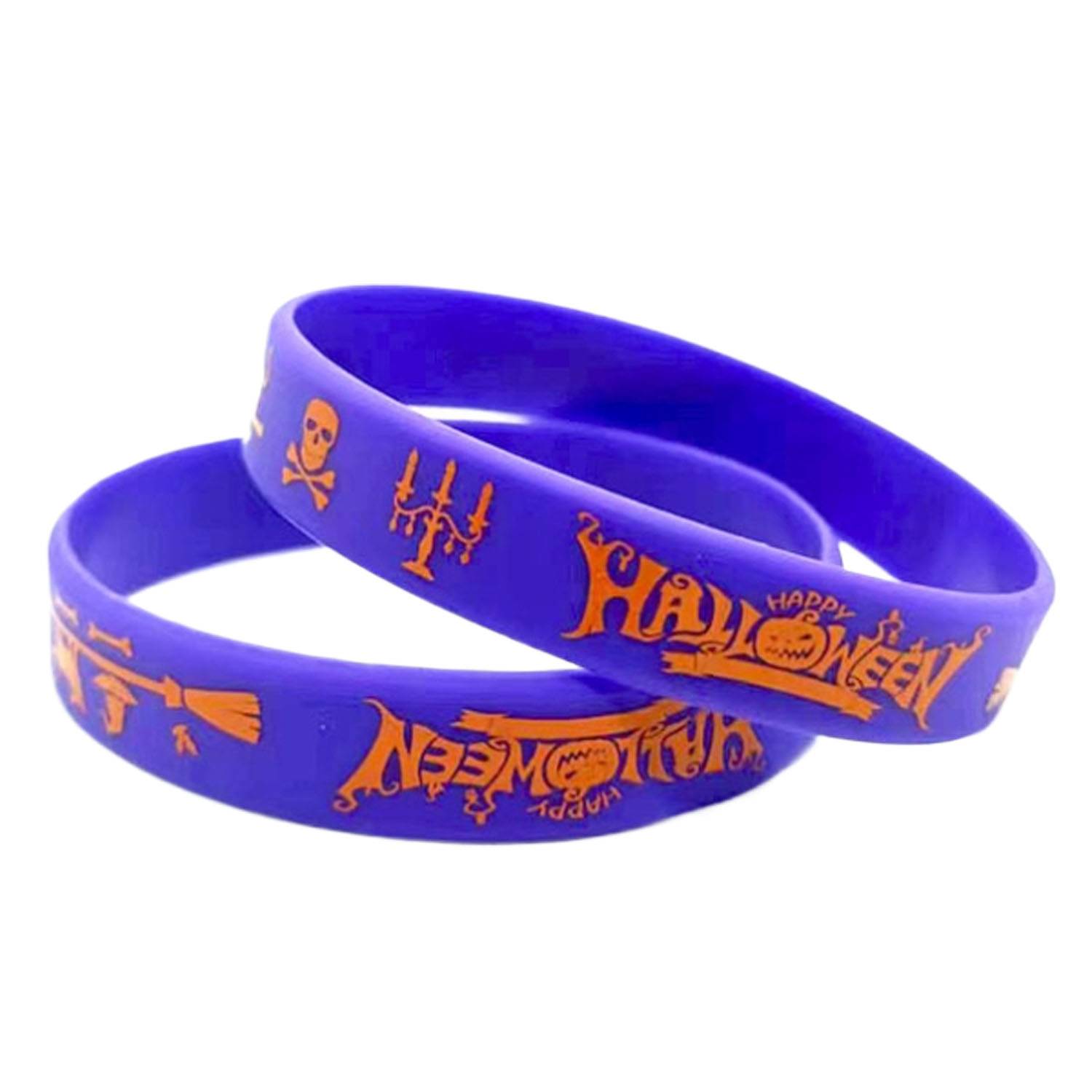 8pcs Halloween silicone Bracelets 4