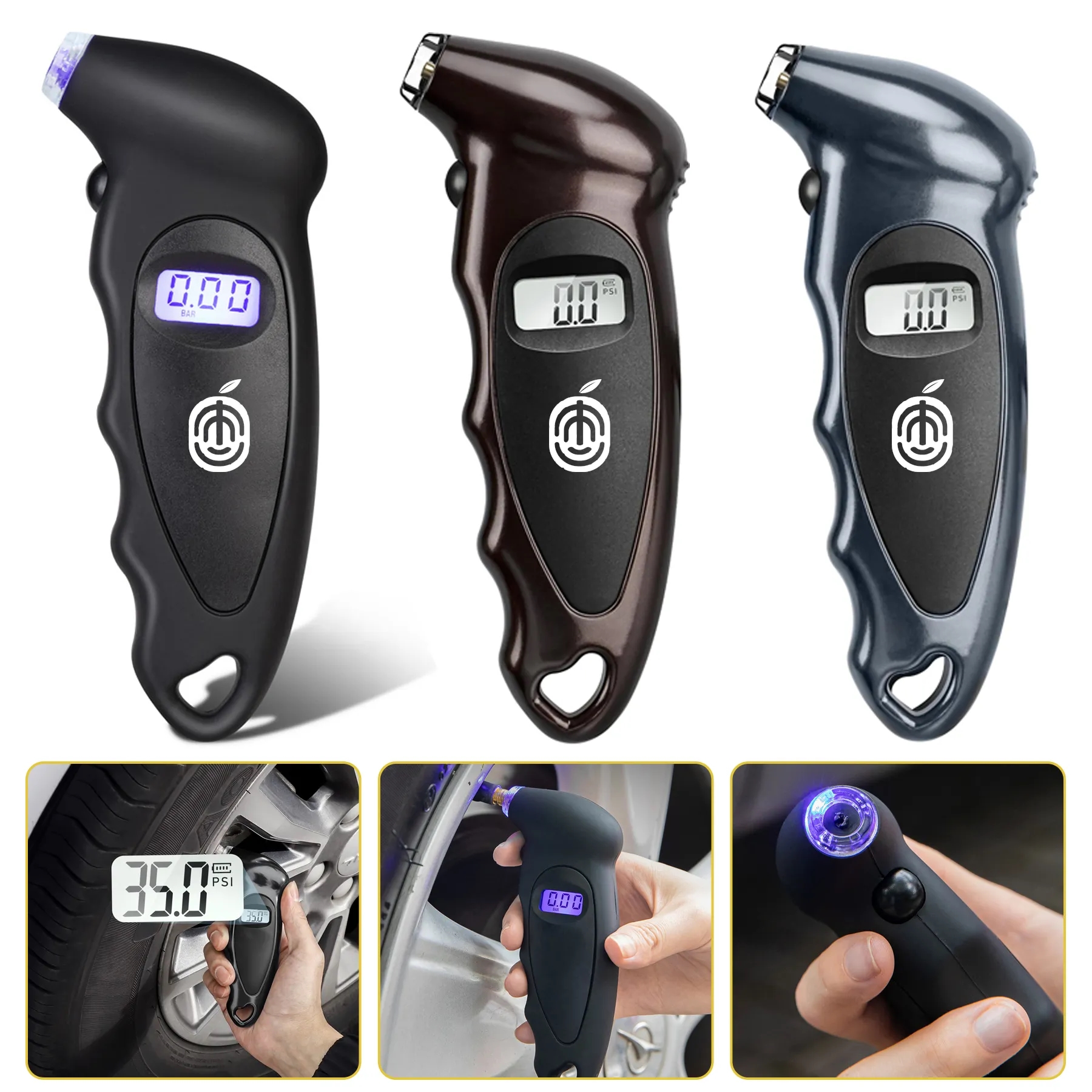 Electronic Digital Tire Pressure Gauge 4