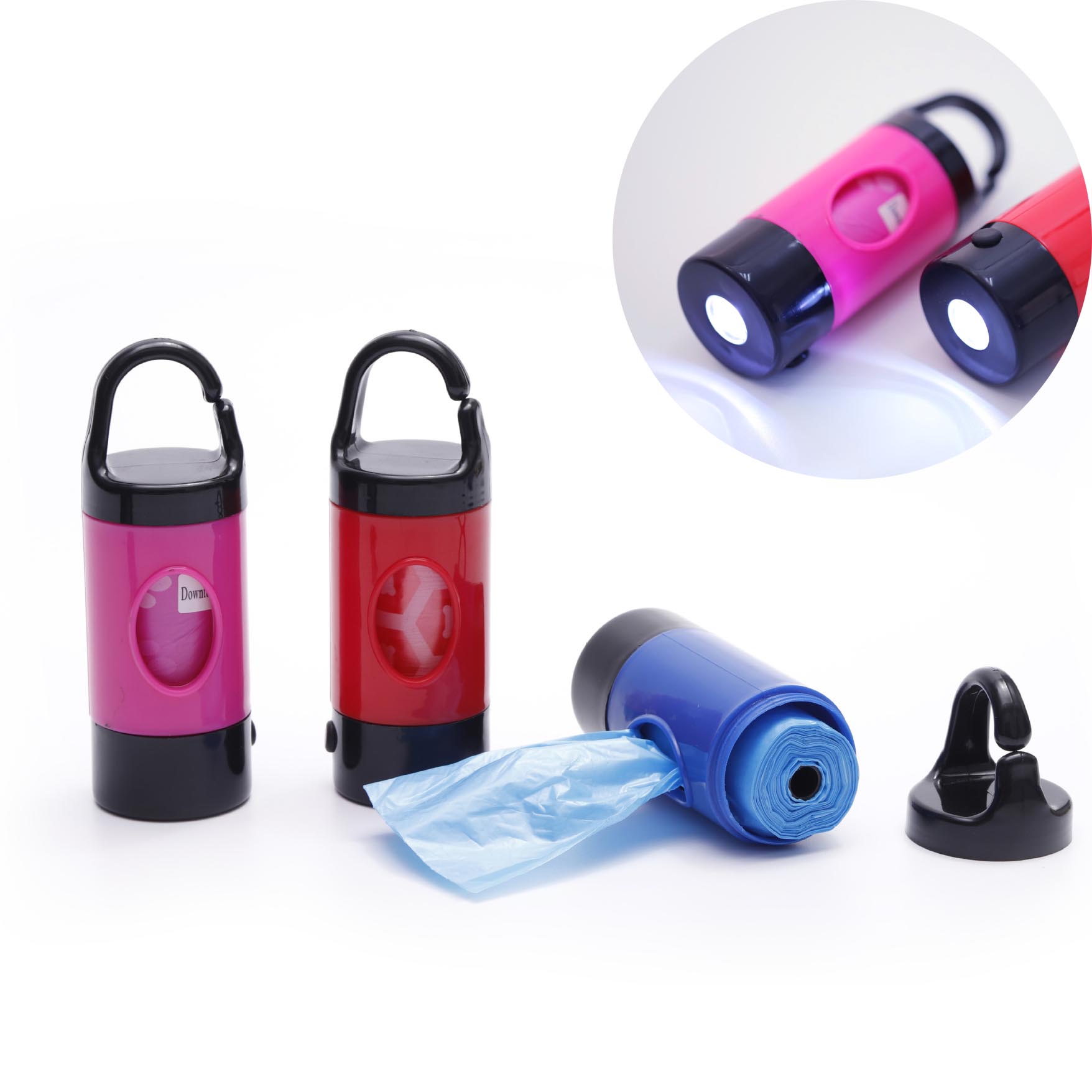 Pet Waste Disposal Bag Dispenser with Flashlight 2