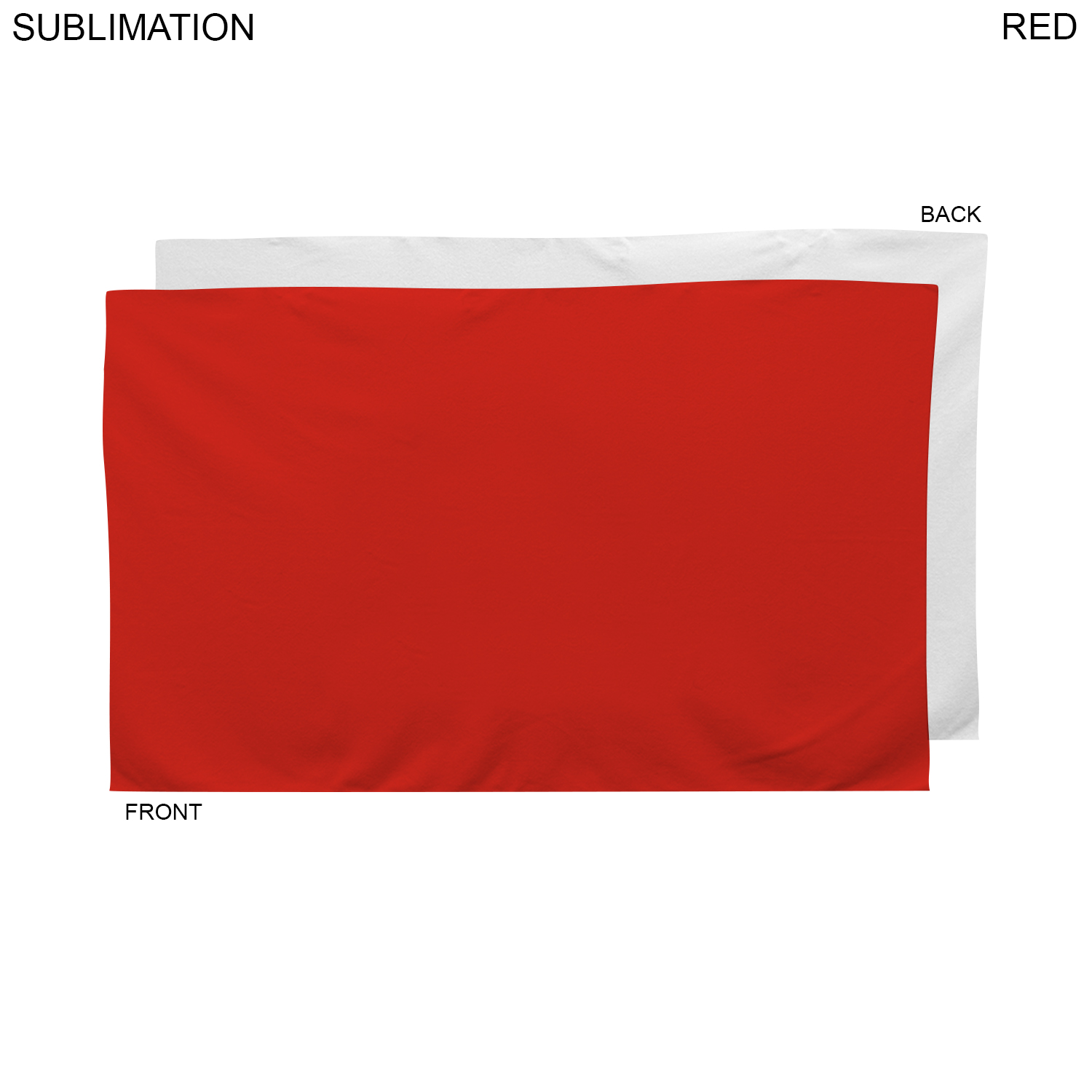24 Hr Express Ship - Plush Velour Terry Cotton Blend Colored Hand, Fitness Towel, 15x25, Sublimated 4