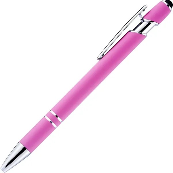 Pink Pen With Soft Rubberized Grip 1