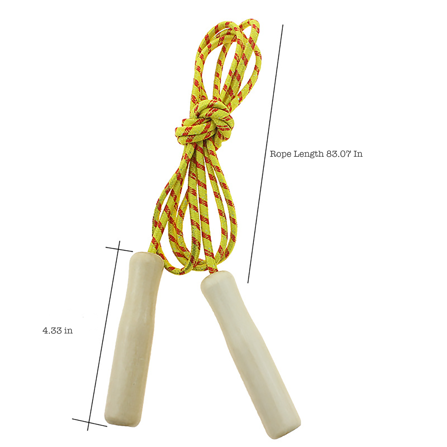 Wood Handle Exercise Fitness Jump Rope 6
