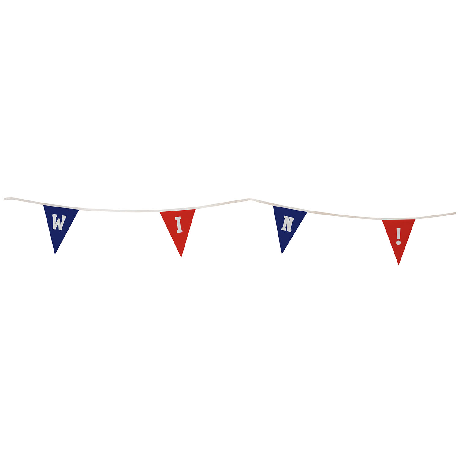9" x 12" Triangle Pennant String Single-Sided (20') 6
