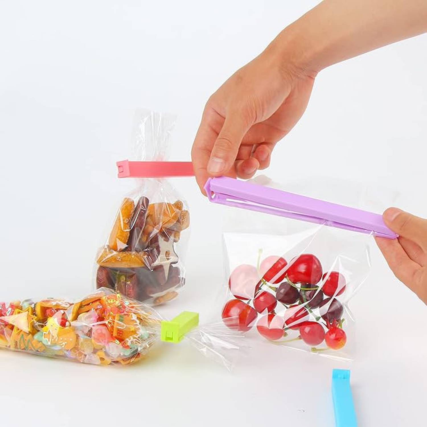 Creative And Cute Candy Colored Plastic Bag Sealing Clip 4