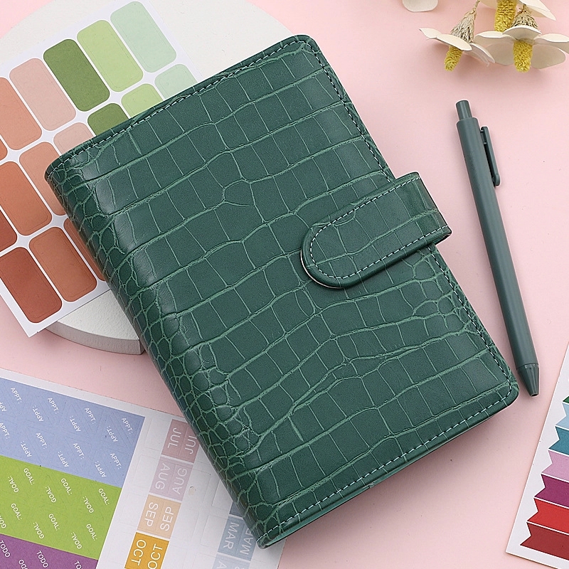 PU Leather A6 Budget Planner Binder Notebook 6