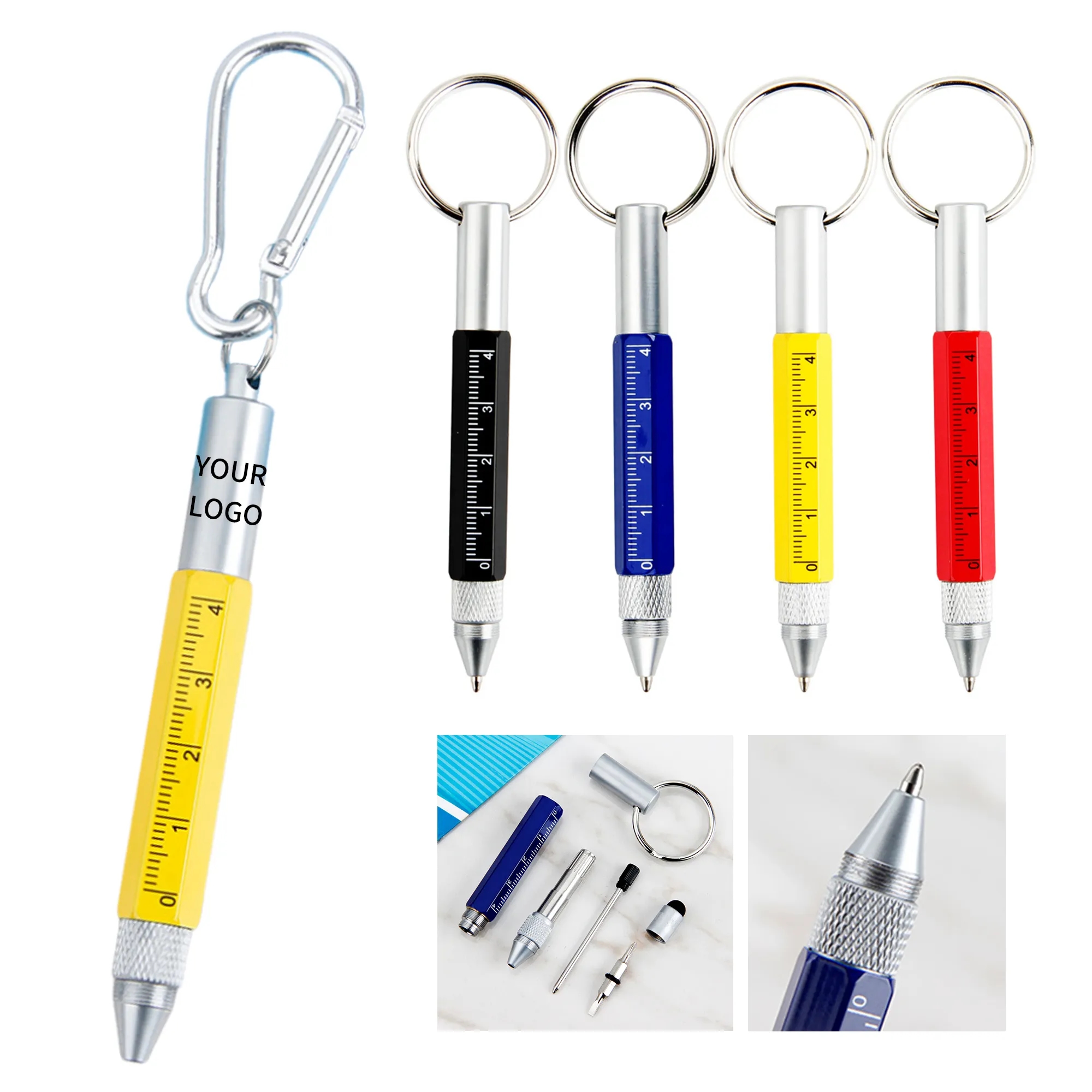 Metal Tool Ballpoint Pen with Keychain 7