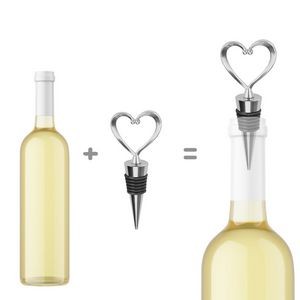 Unique Heart Shaped Wine Bottle Stopper 2