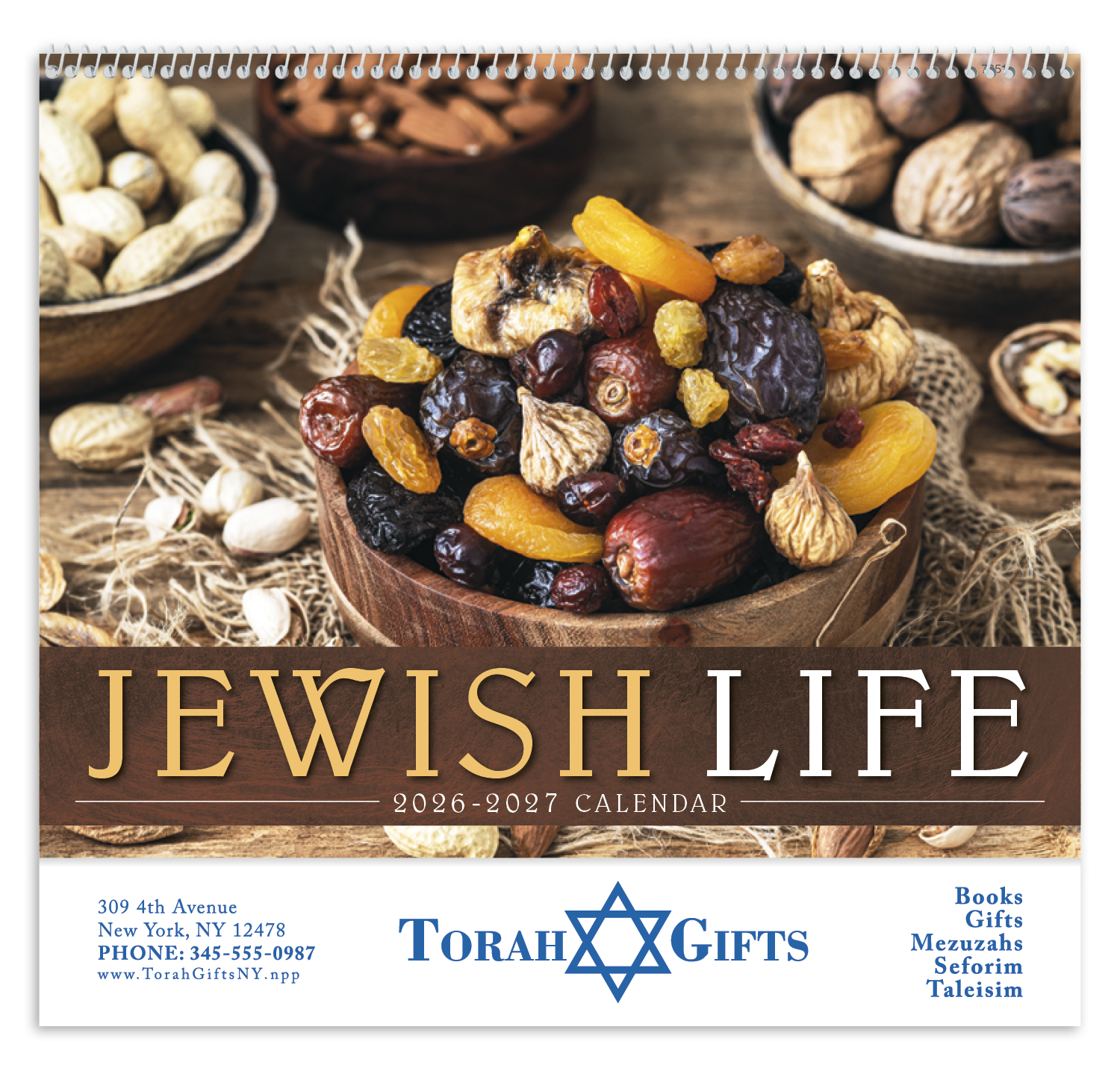 Good Value™ Jewish Life - Spiral Calendar 9