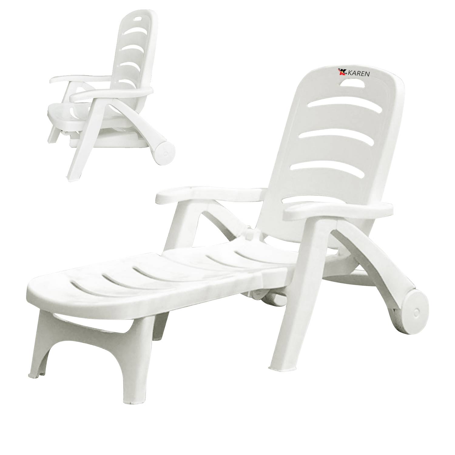Plastic Folding Beach Chair 1