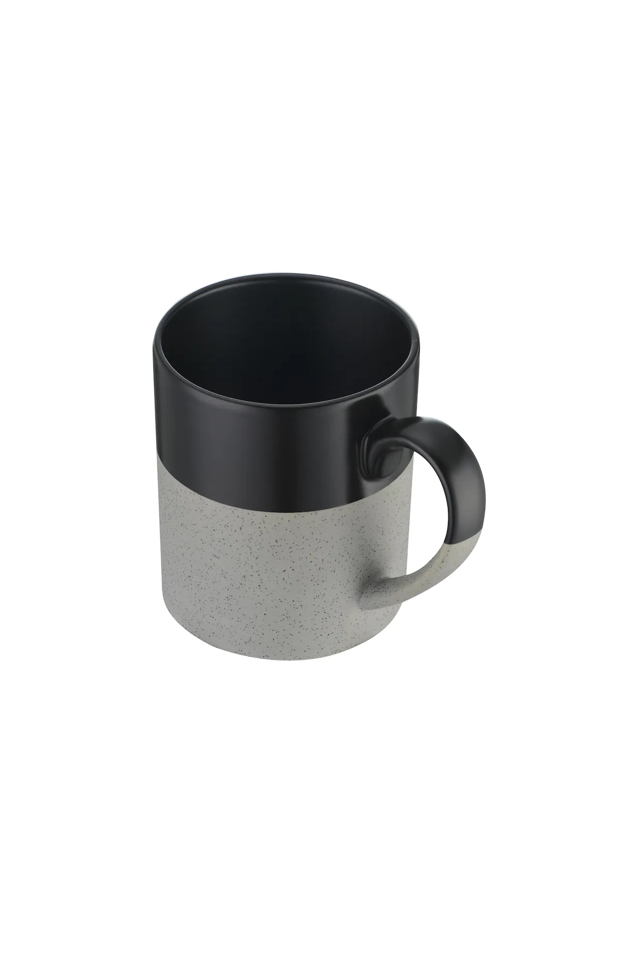 15oz Two-tone Speckled and Glazed Ceramic Mug