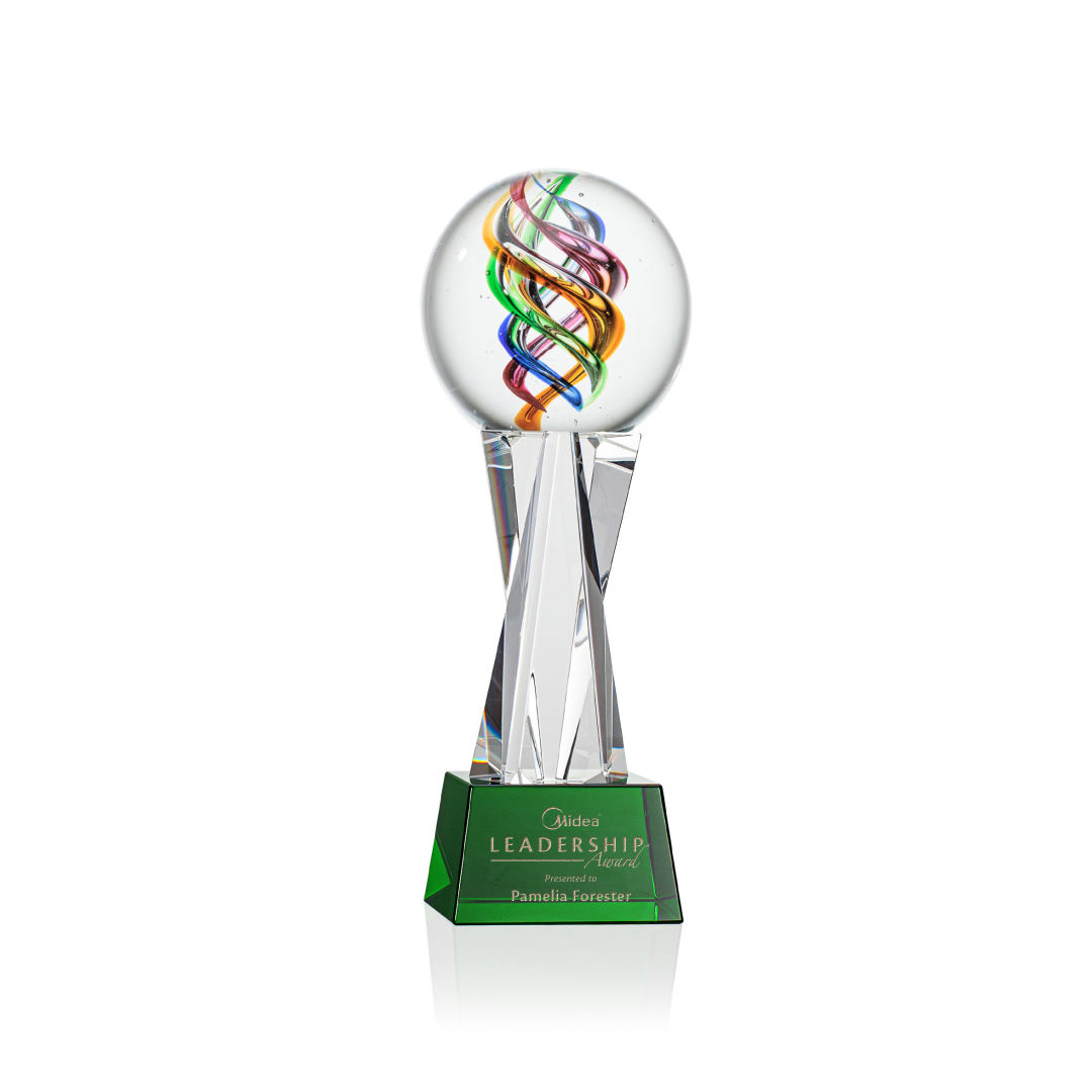 Galileo Award on Grafton Base - Green 4