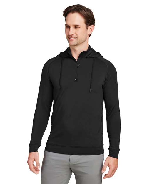 Unisex Vandyke Quarter-Zip Hooded Pullover - SWV600, custom hoodie or sweatshirt with logo imprint 2