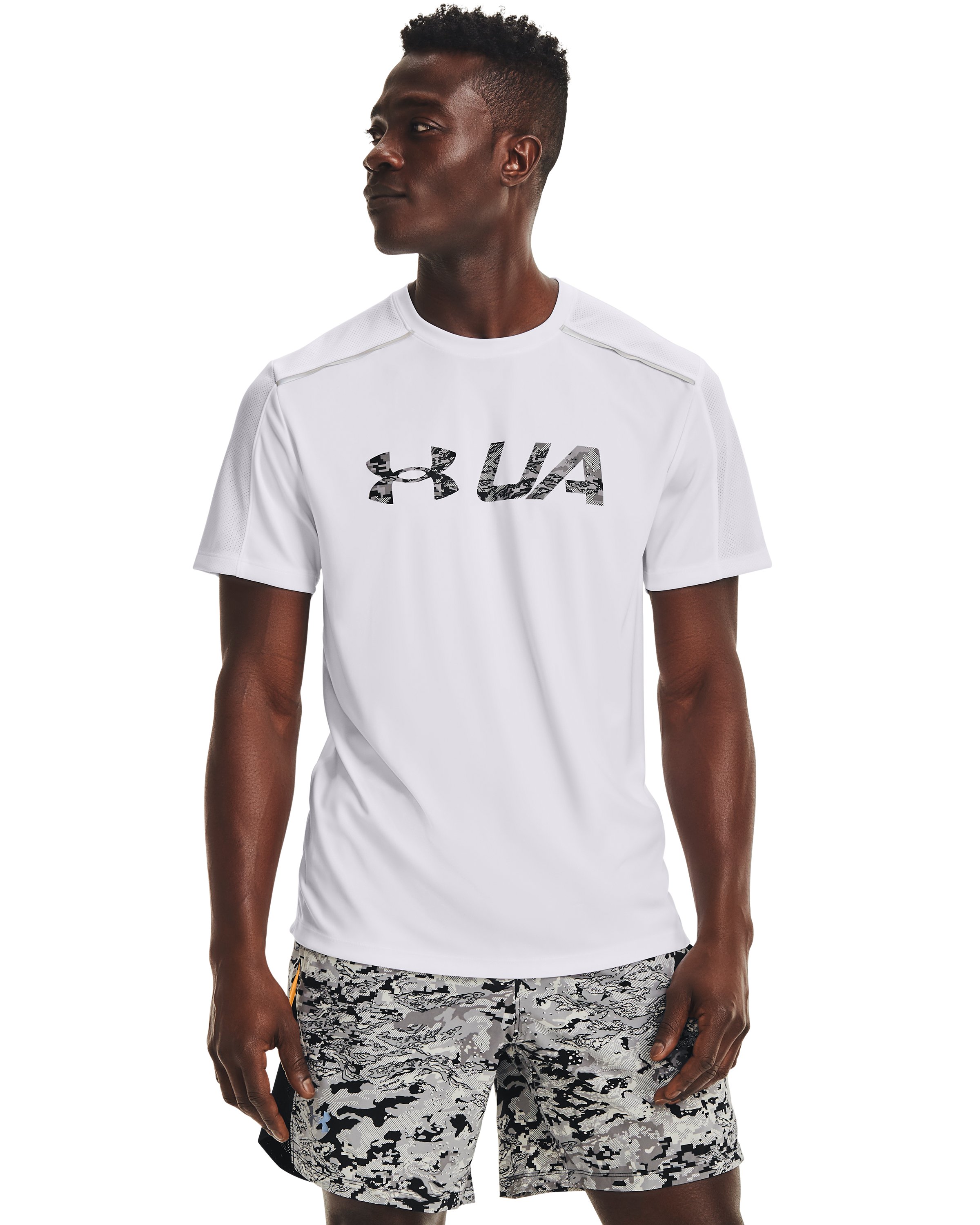 UA Run Graphic Print Fill Men's Short Sleeve 5