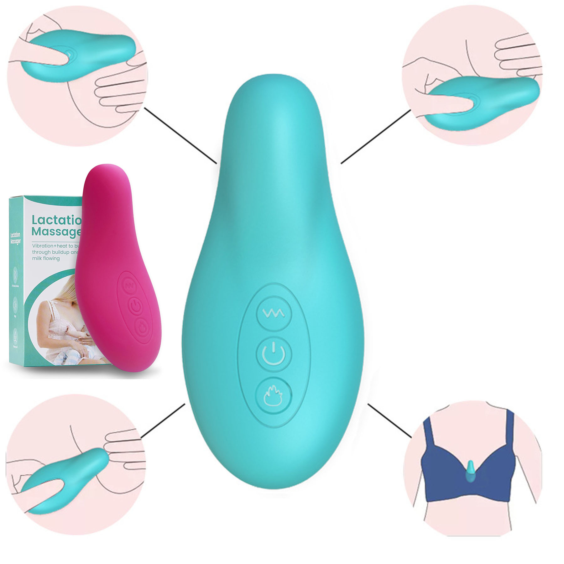 Lactation Massager for Breastfeeding