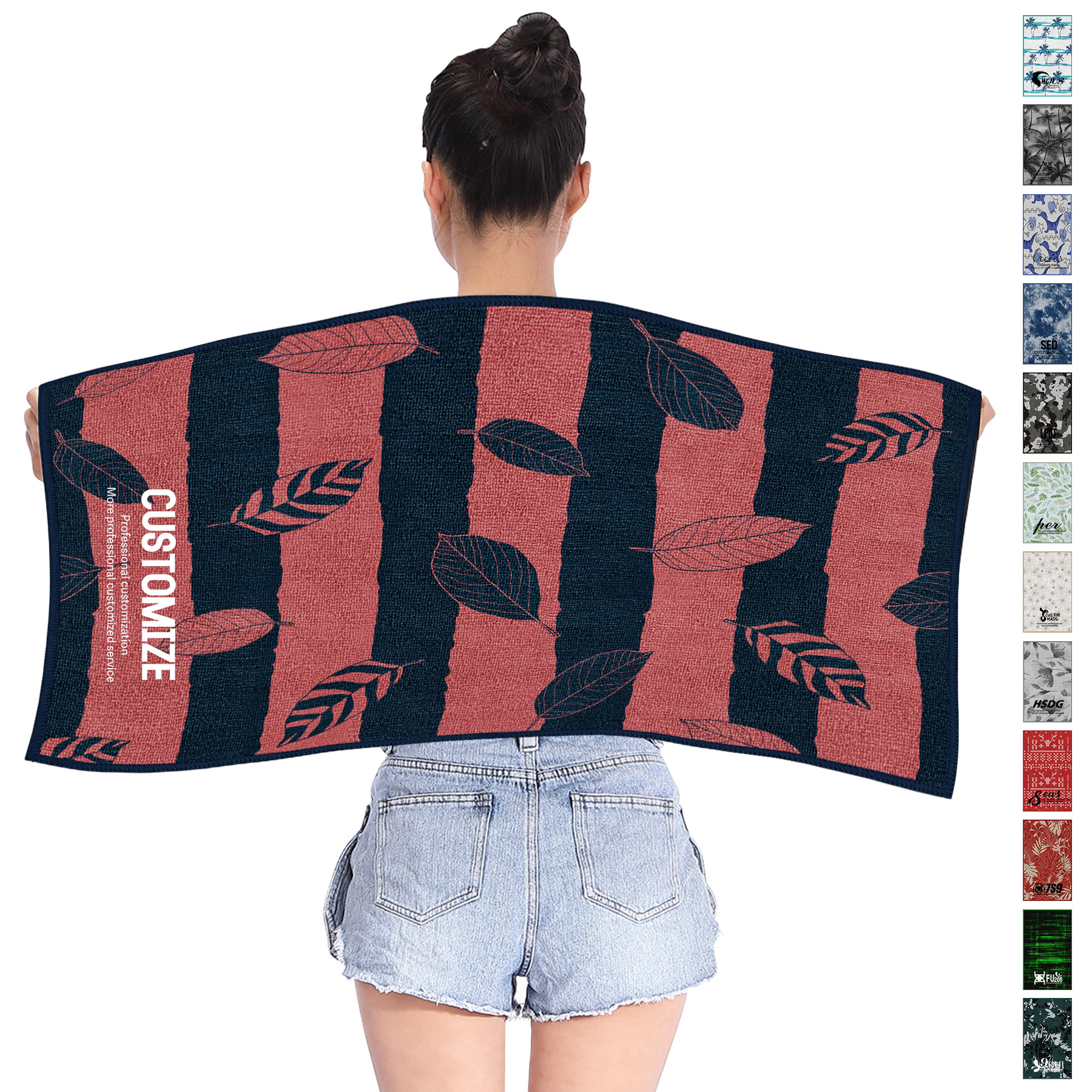 Full Color Printed Rally Towel 8