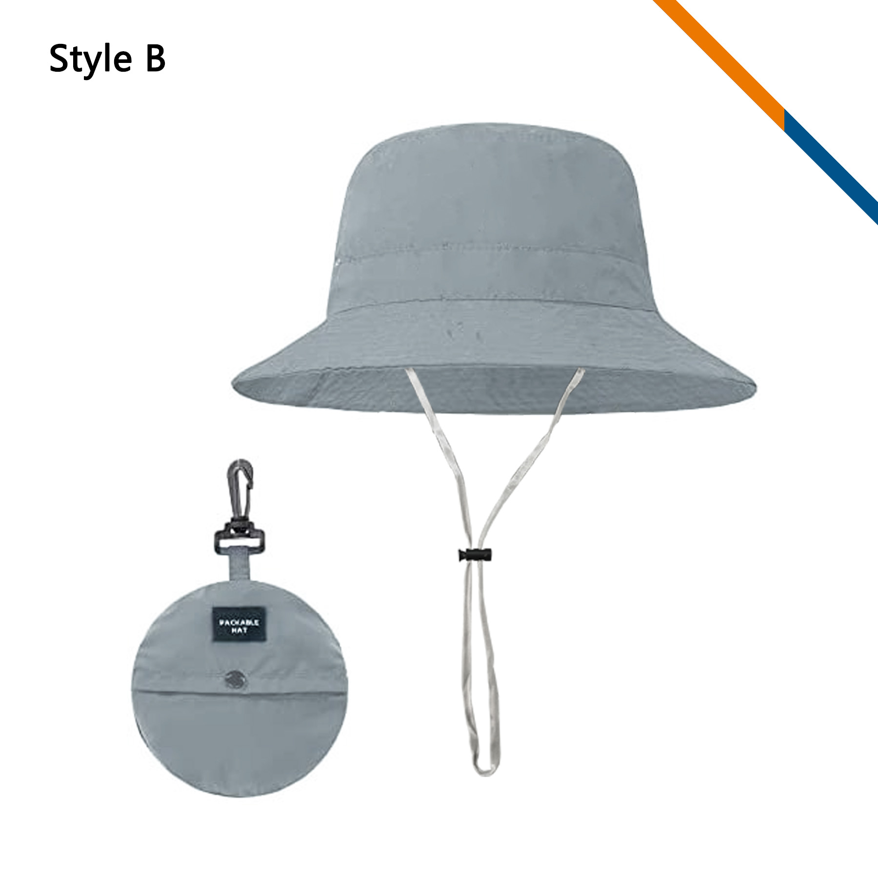 PeakBrim Foldable Hiking Bucket Hat With String 32