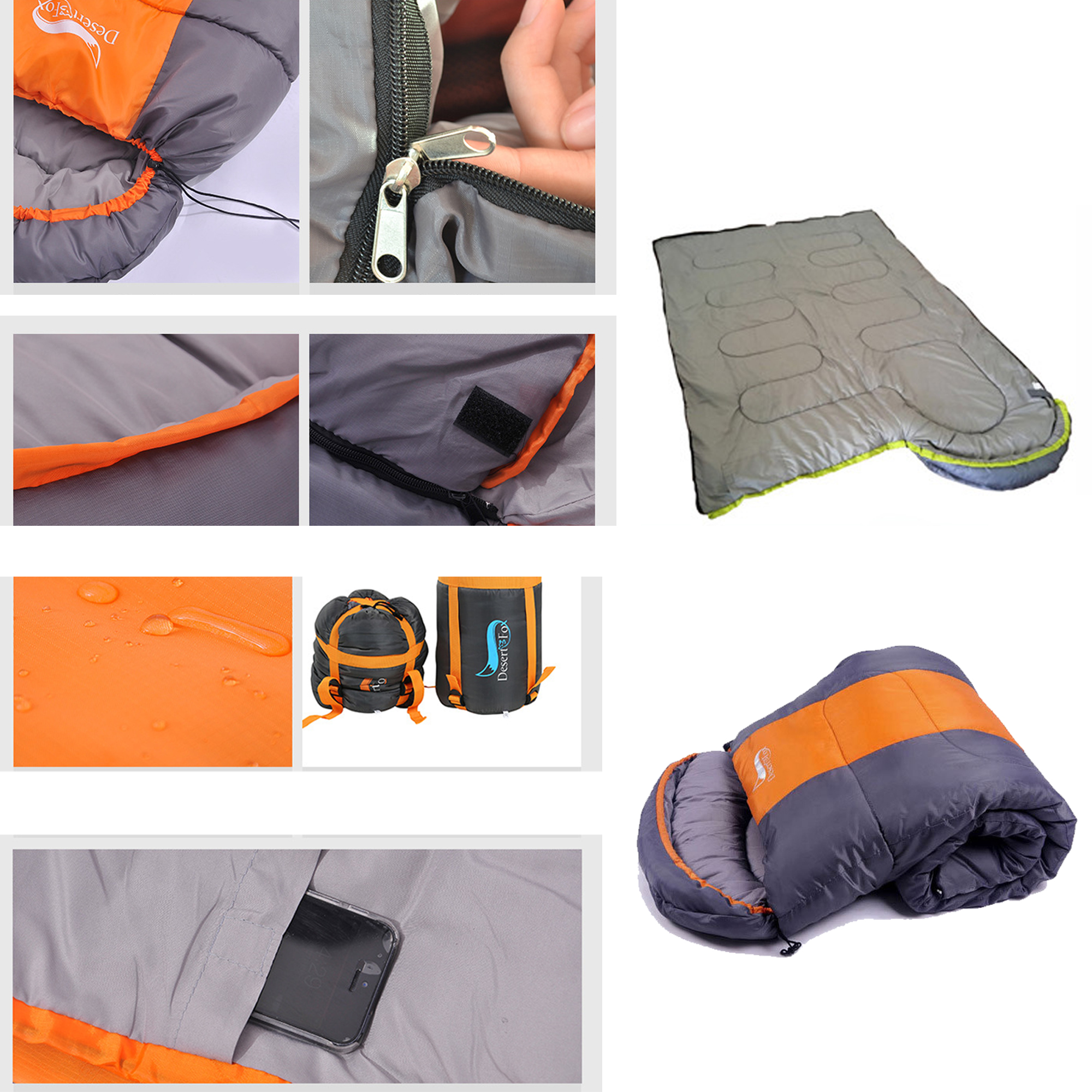 Backpack Sleeping Bag, Suitable for Spring and Autumn 3