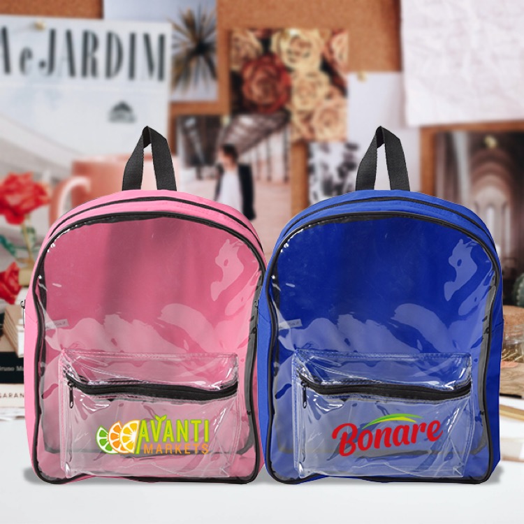 Clear Front Back Pack 5