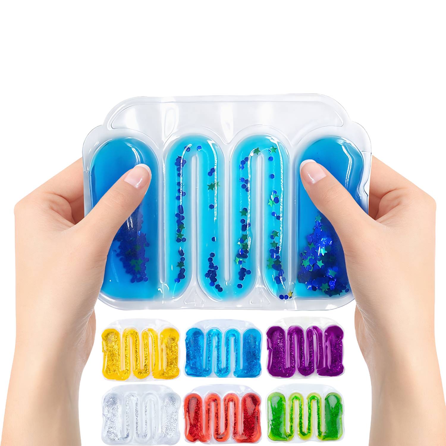 PVC Stress Relief Squeeze Snake Water Bar Bag 11