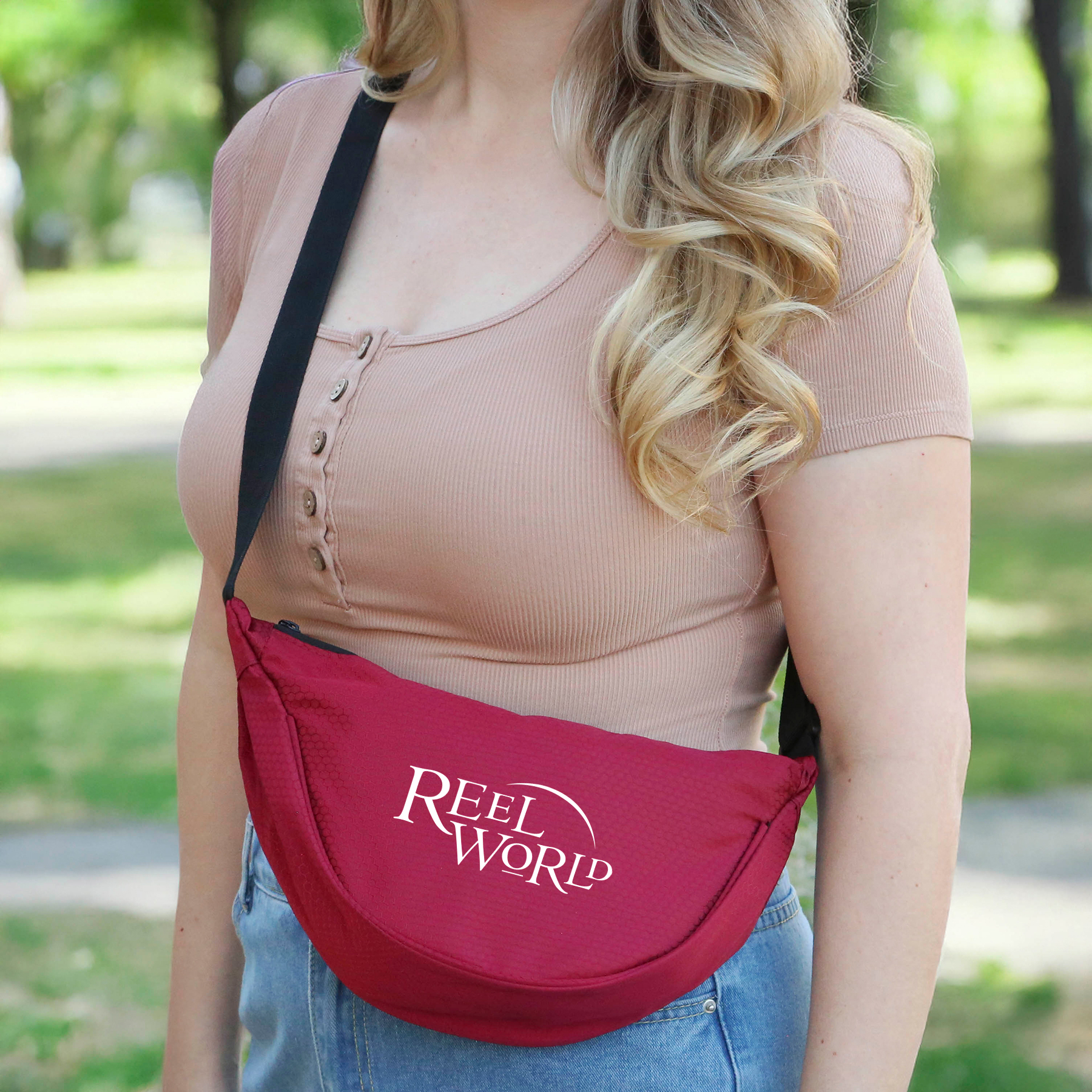 Curved Crossbody Bag - RPET Ripstop