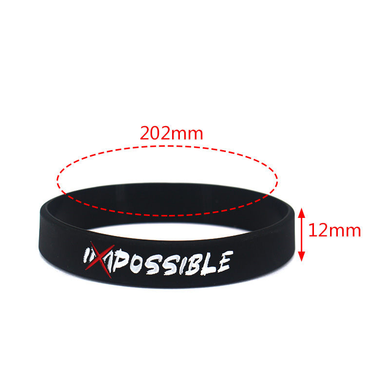 Custom Debossed Silicone Bracelet 3