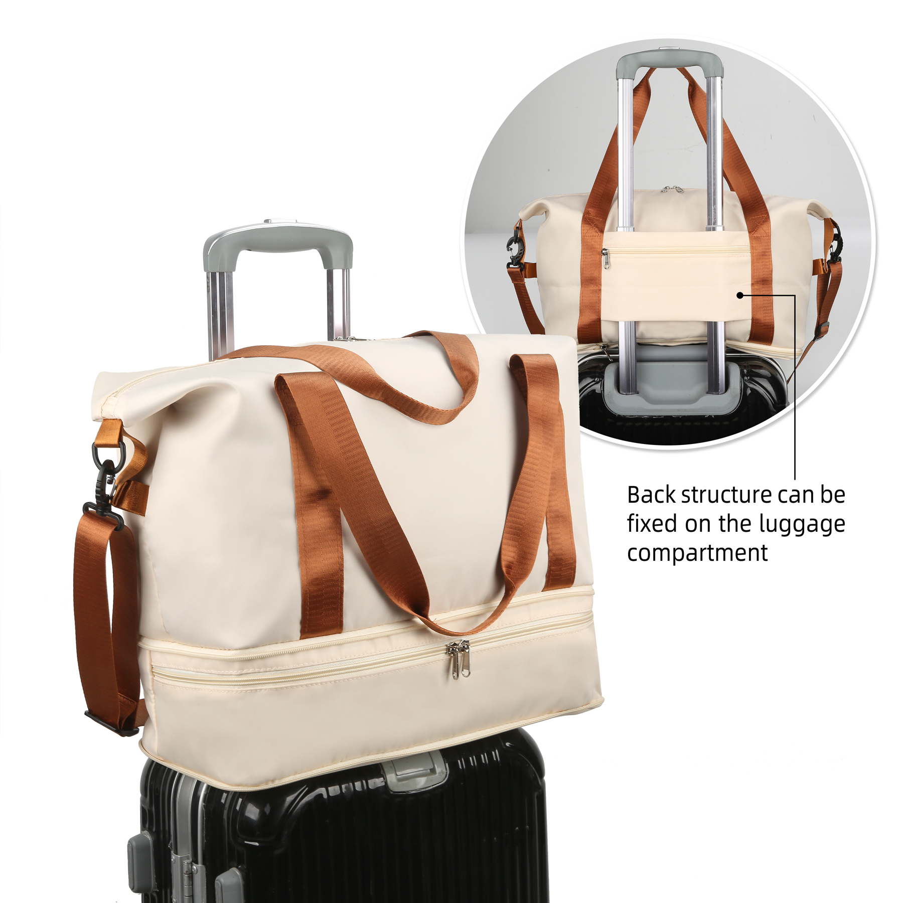 Gym Duffel Bag With Shoe Compartment 12