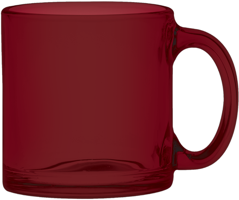 13 oz. Clear Glass Coffee Mug 45