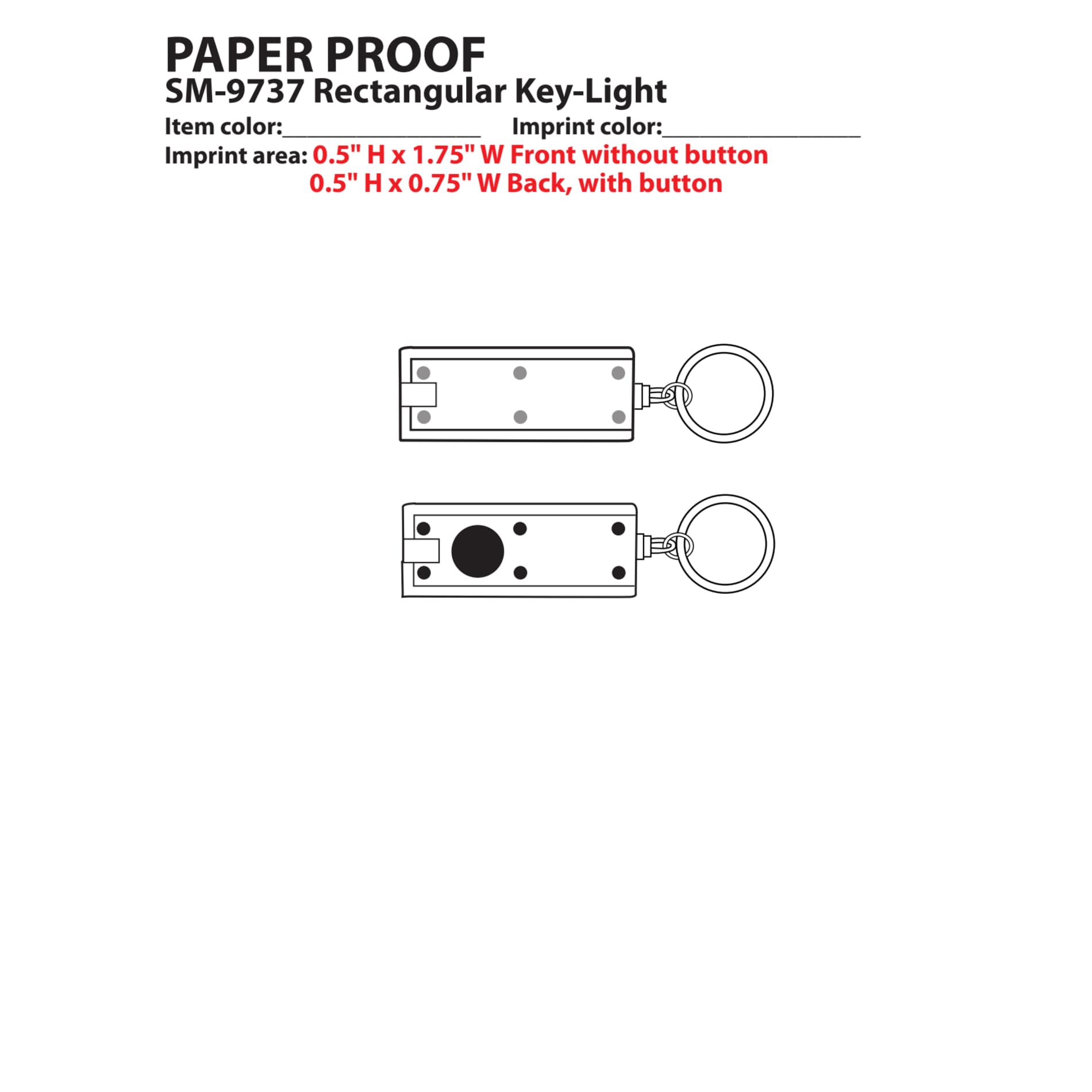 Rectangular Key-Light 112