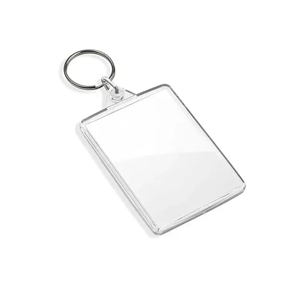 Acrylic Keychain Photo Frame - Transparent Clear Design 8