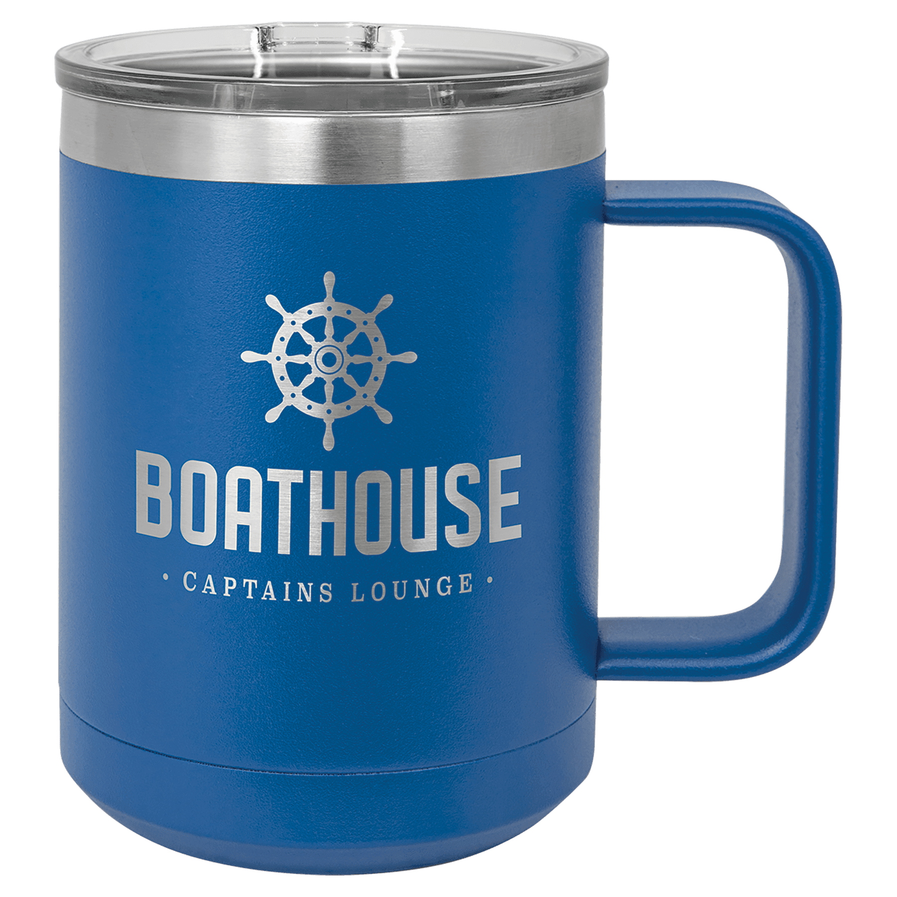 Polar Camel 15 oz. Royal Blue Vacuum Insulated Mug with Slider Lid 1
