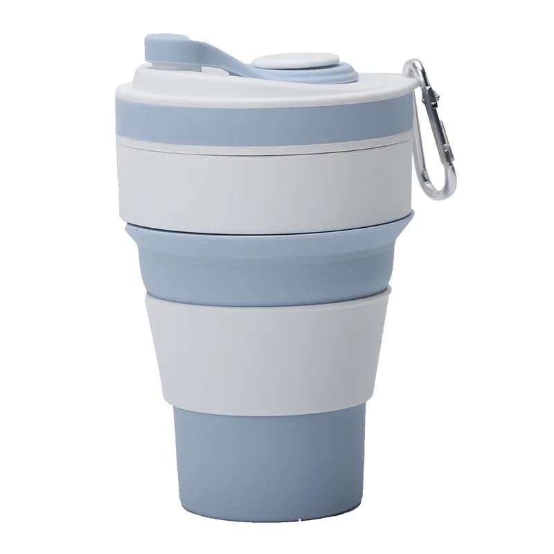 Outdoor travel silicone folding cup 7