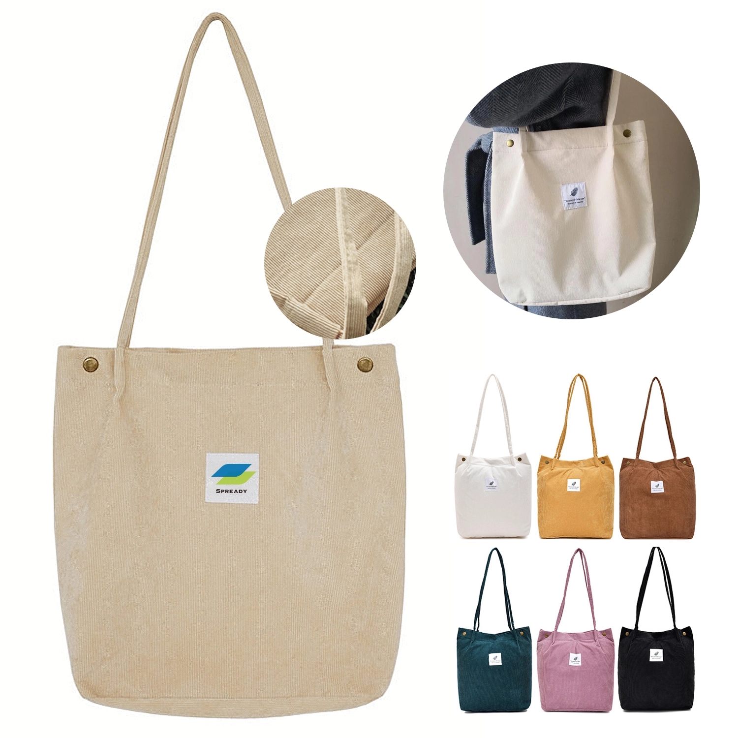 Corduroy Shoulder Bag 1