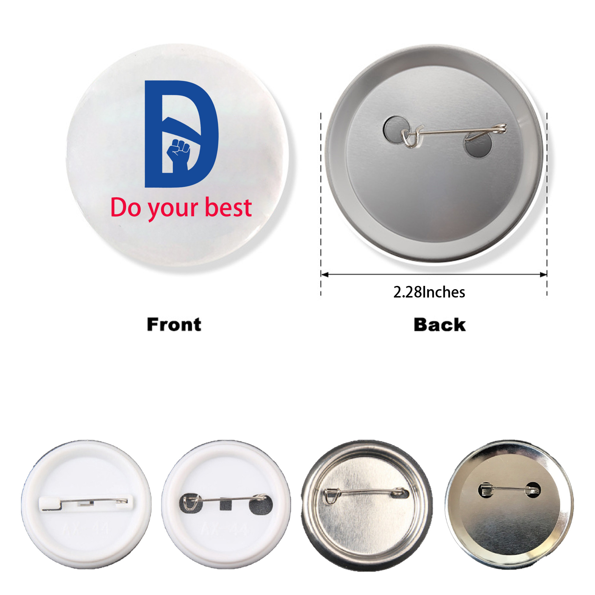 Customizable Button Pin Badge 3