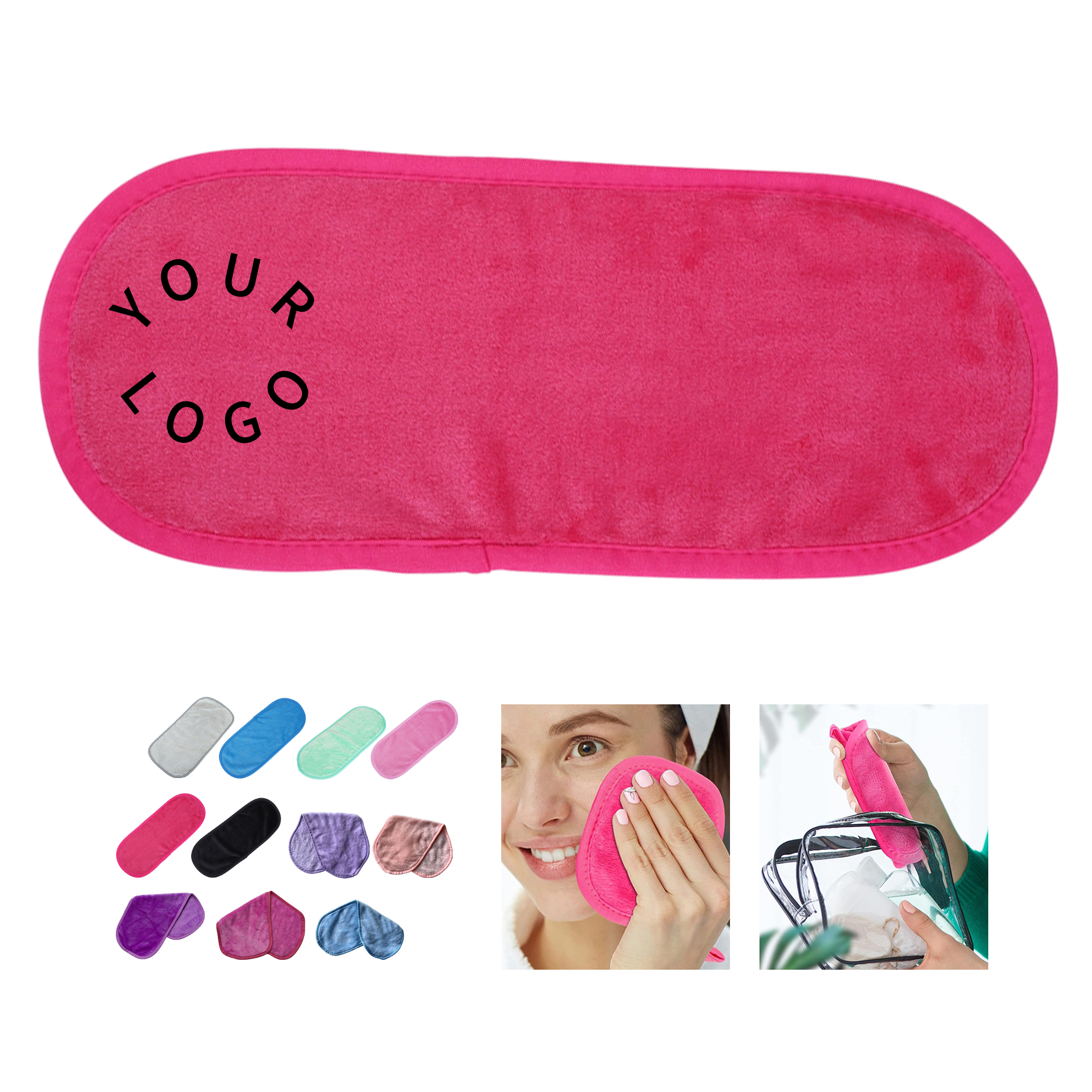 Microfiber Makeup Removal Cloth 15.7" Length x 7.9" Width 8