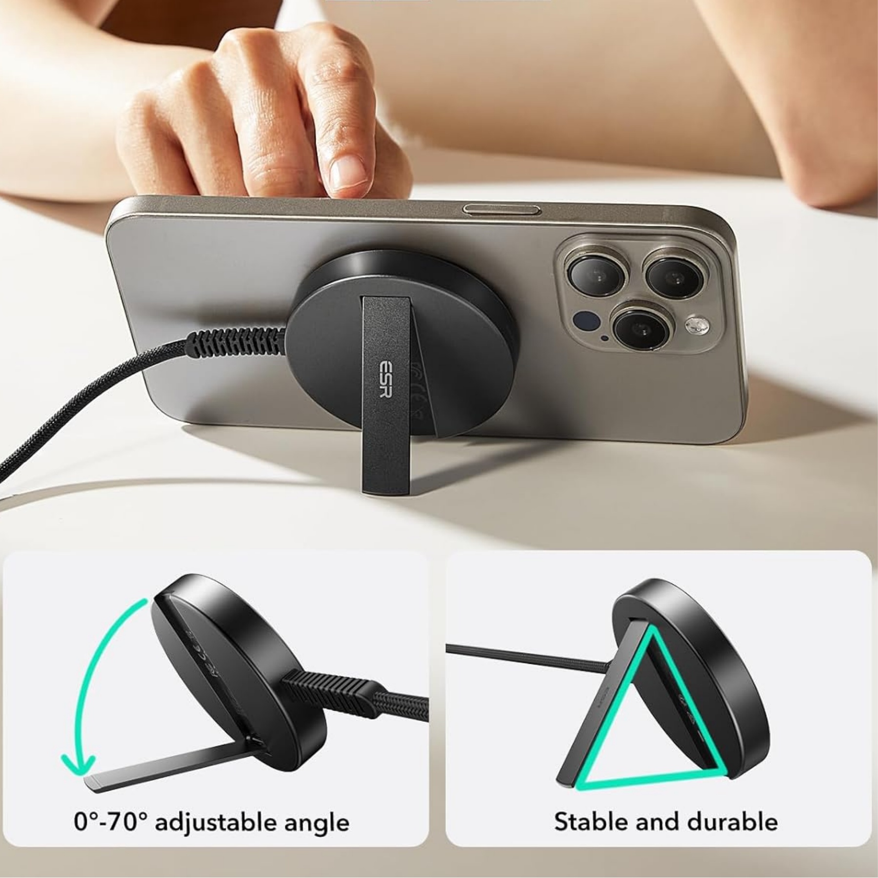 15W Magnetic Wireless Charging Stand 1