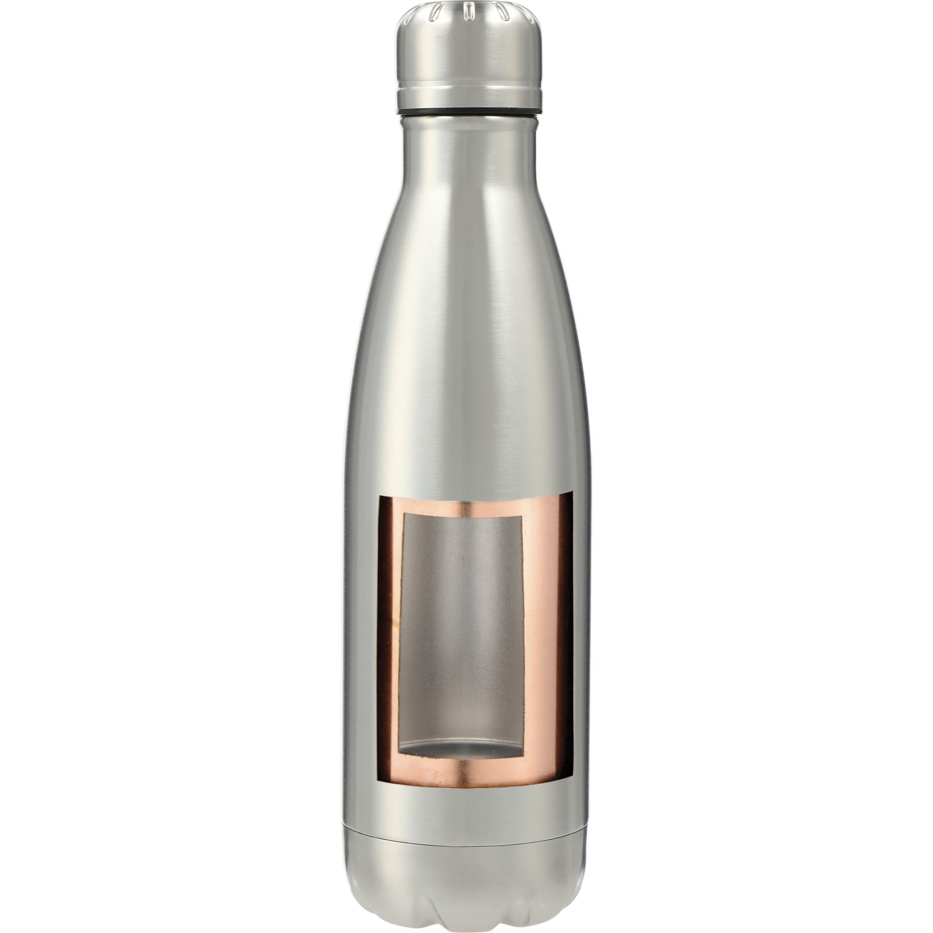 Copper Vacuum Insulated Bottle 17oz, custom water bottle with logo imprint 211