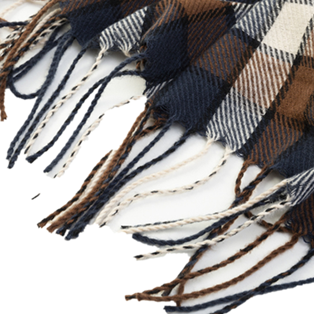 Tassel Imitation Cashmere Scarf Warm Keeping Shawl 5