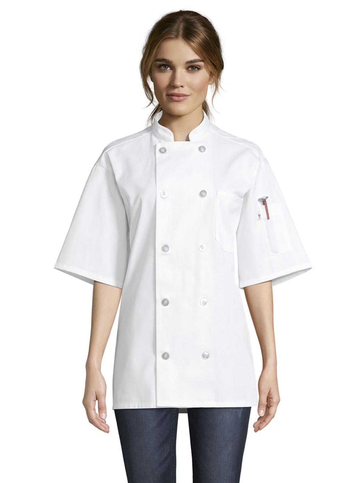 Uncommon Chef - Unisex South Beach Chef Coat 4