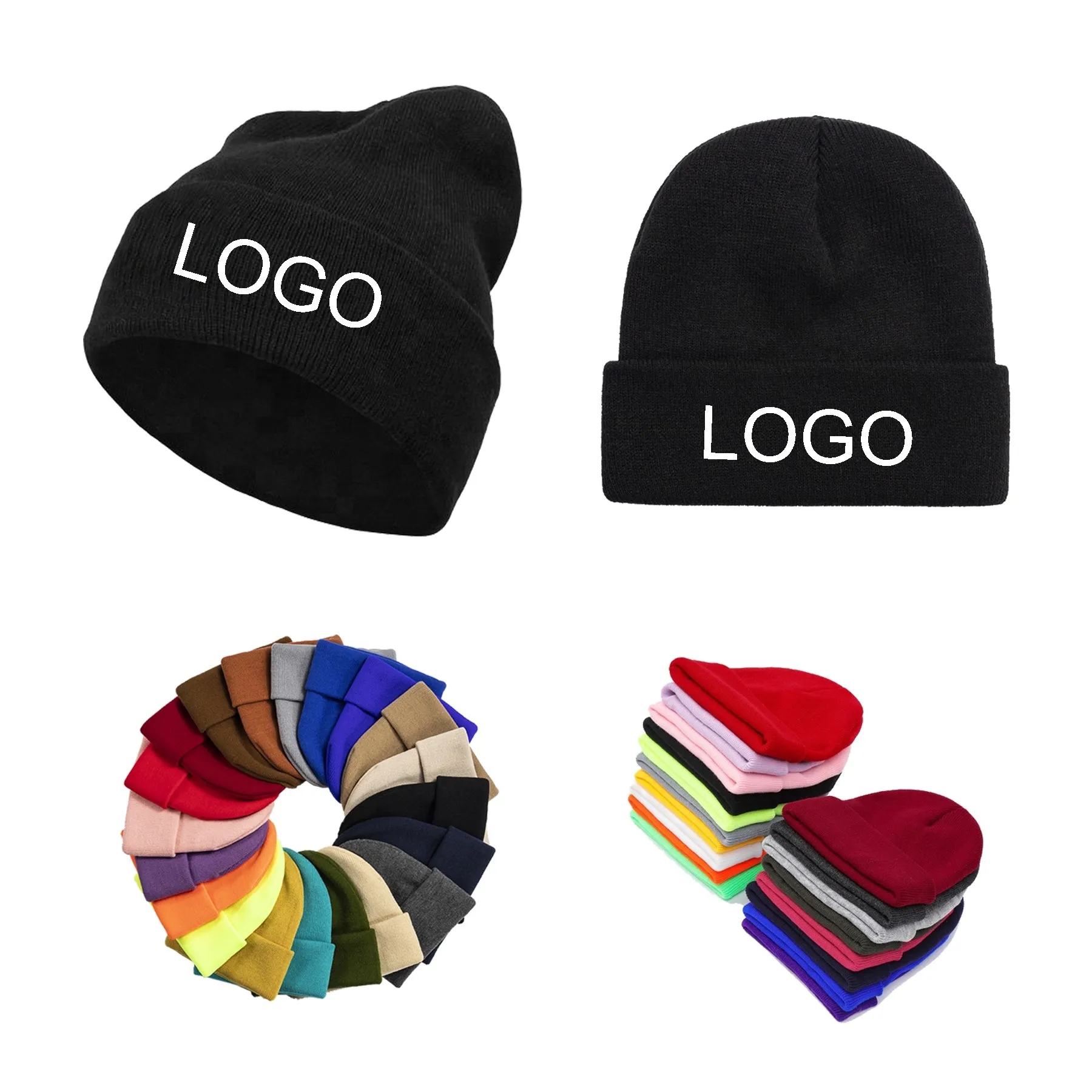 Acrylic Knit Beanie 1