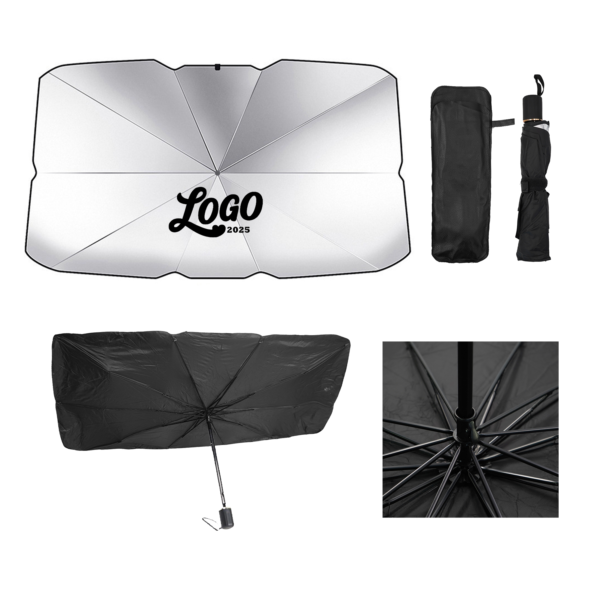 Portable Foldable Car Sunshade Umbrella 2