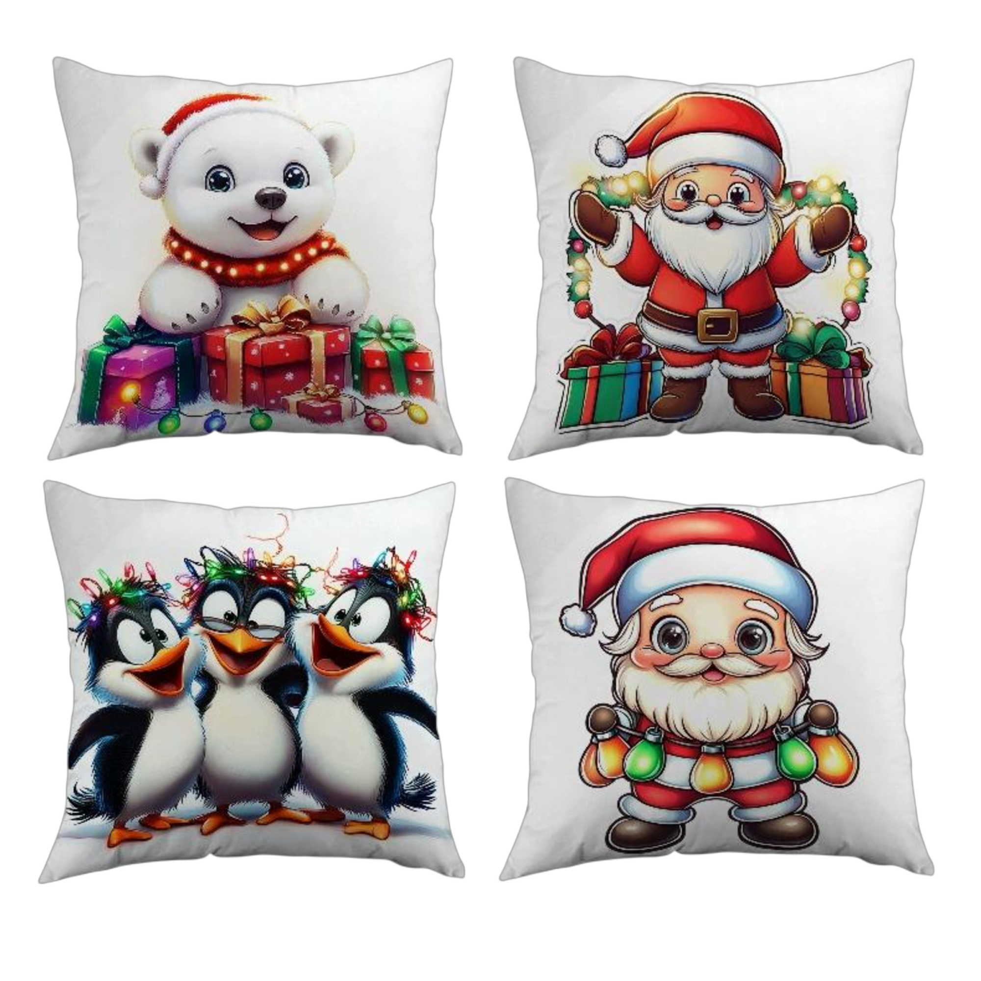 Double-Sided Full-Color Printed Pillow (Includes Stuffing) MOQ 20 4