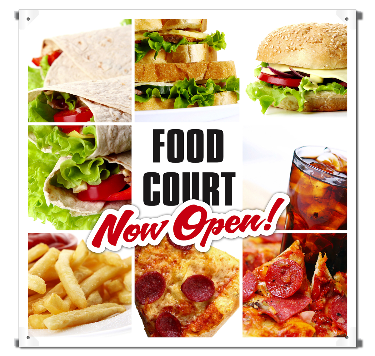 Banner - 4' x 3' - Gloss Vinyl (Includes Plastic Adhesive Grommet Tabs) 2