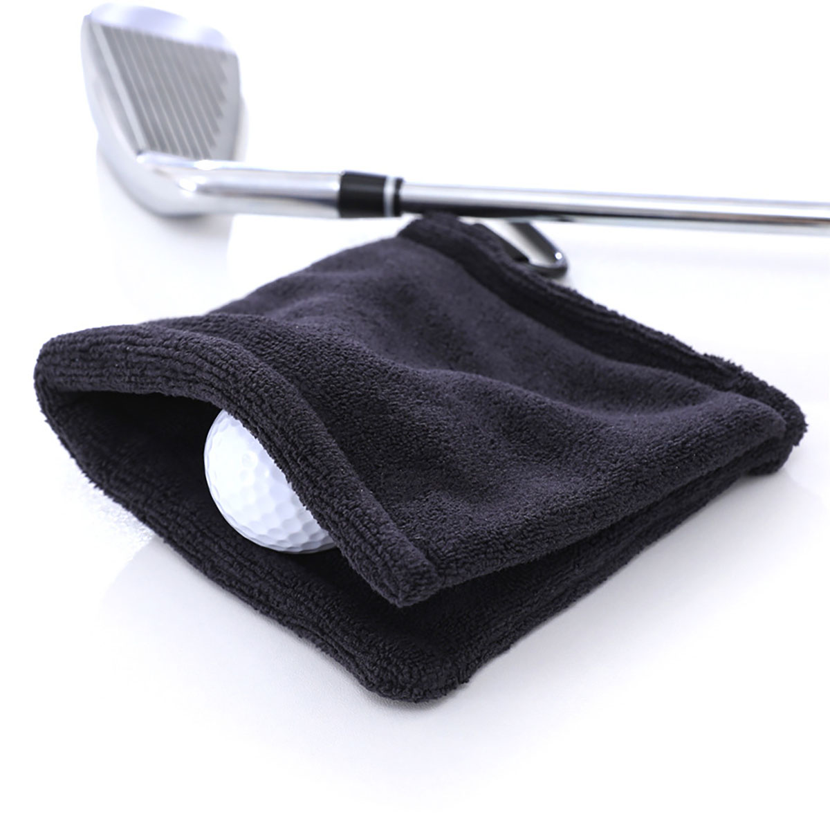 Microfiber Golf Towel With Clip 6"w x 6"h 2