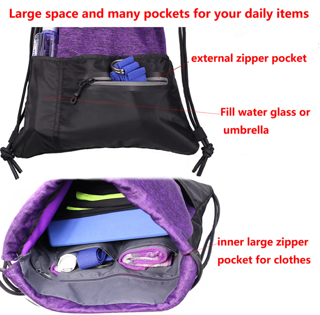 Gym Drawstring Backpack 2