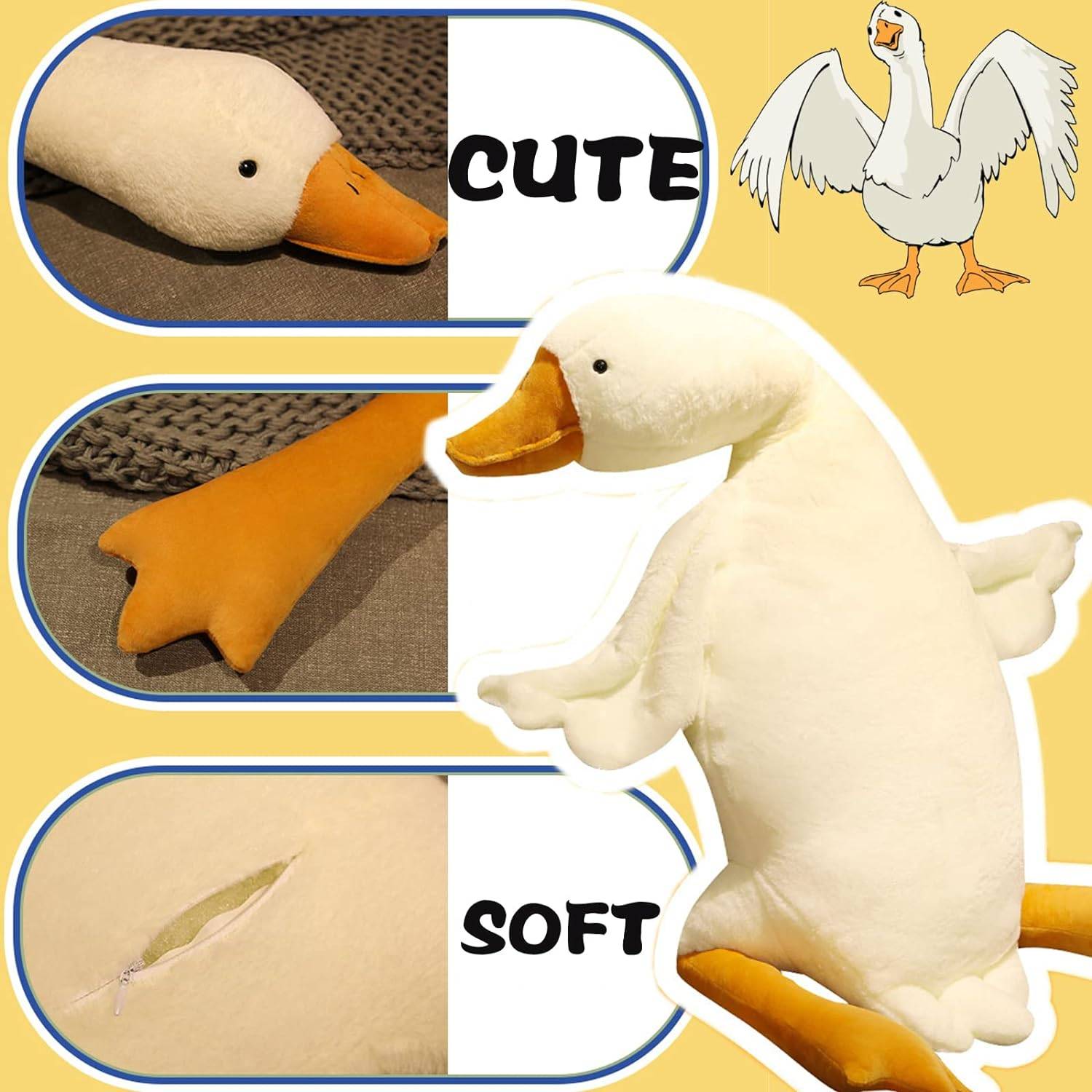 Big White Goose Doll 3
