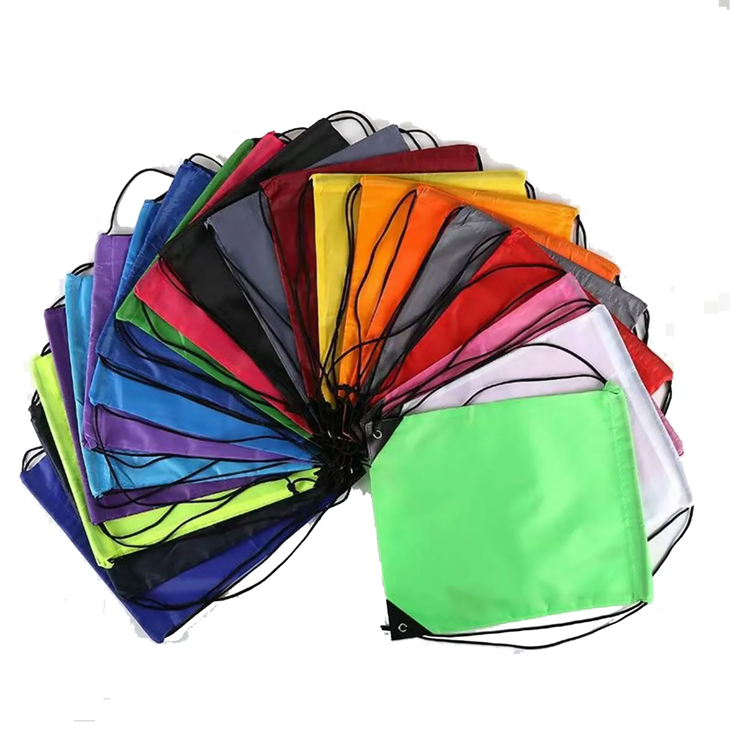 210D Polyester Drawstring Backpack 5