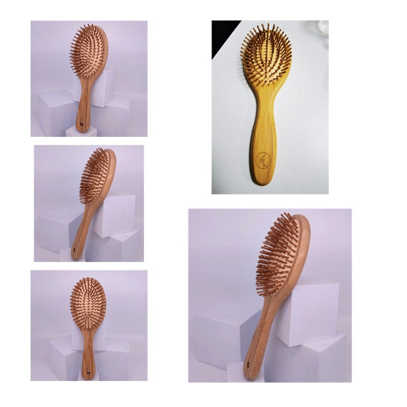 Wooden Bamboo Hair Brush