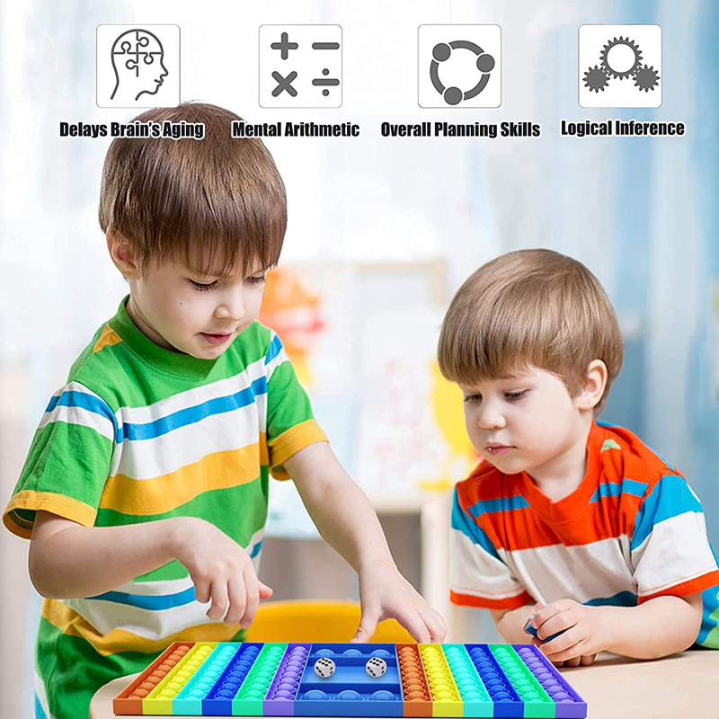 Big Two-Player Push Bubble Pop Chess Board Games 19